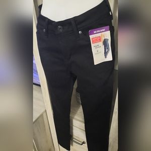 Signature by Levi Strauss Mid Rise Skinny Jeans Plus Size 26 R Black Stretch new